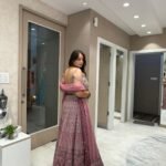 Silver Studded Pink Lehenga